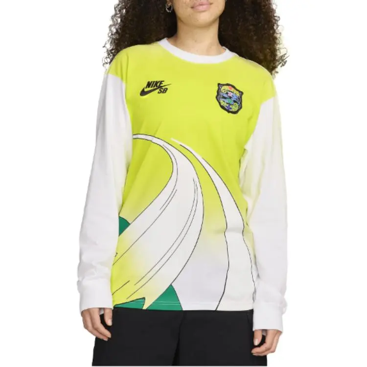 Nike T-Shirts Unisex White Crew Neck Moderate Straight Fit