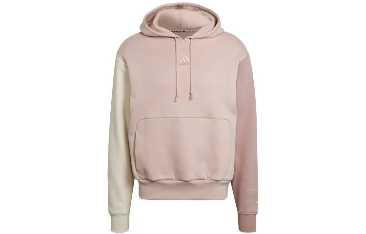 Adidas Sweatshirts Unisex Steam White Pink Hooded Moderate Regular