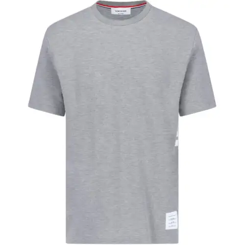 THOM BROWNE Classic Pique 4 Bar T Shirt