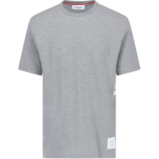 THOM BROWNE Classic Pique 4 Bar T Shirt