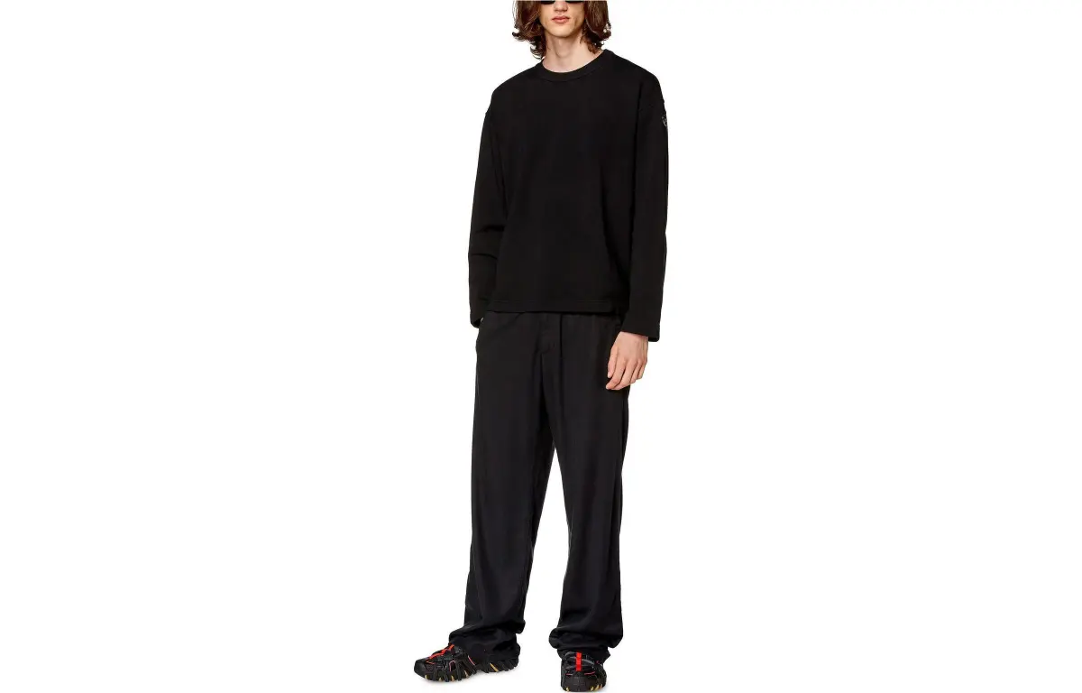 DIESEL S Macsis Od Logo Patch Oversized Sweatshirt