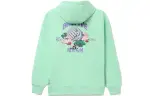 Li Ning BADFIVE Sweatshirts Unisex Green Hooded Thickened Regular