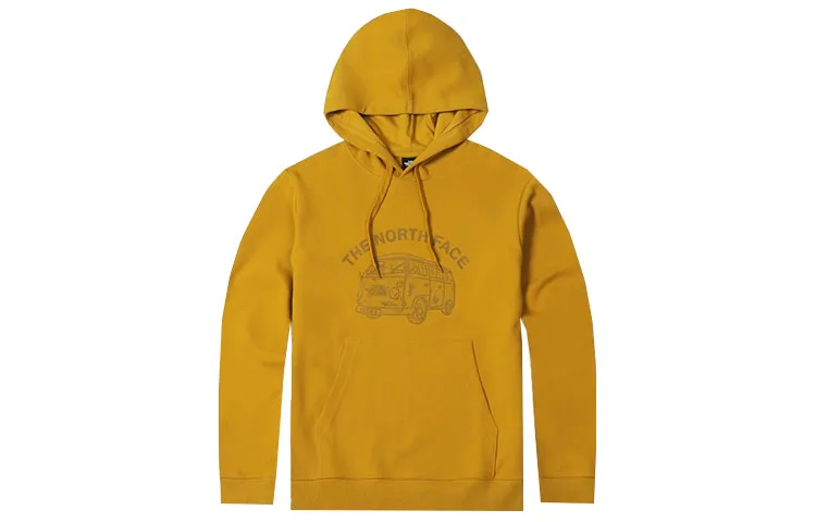 THE NORTH FACE Sweatshirts Unisex Yellow Hooded Moderate Regular