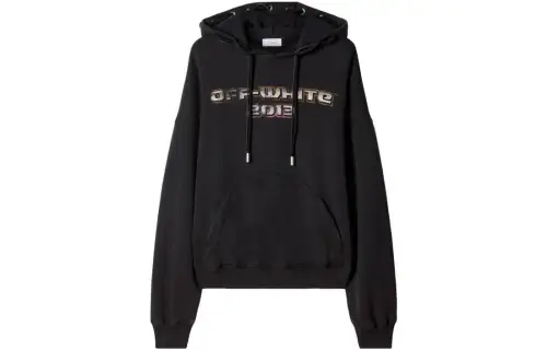 OFF WHITE Digit Bacchus Cotton Hoodie