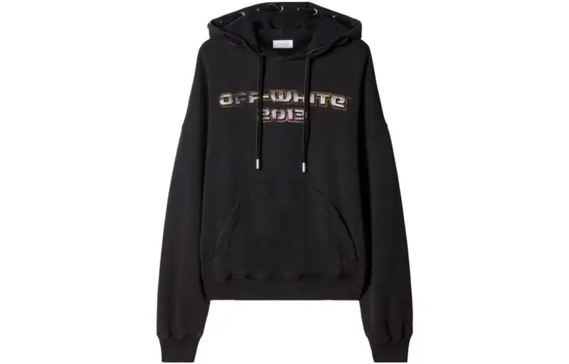 OFF WHITE Digit Bacchus Cotton Hoodie