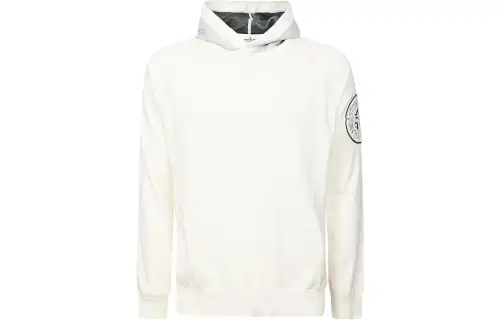 STONE ISLAND Sweatshirts Men's White Hooded Moderate Other