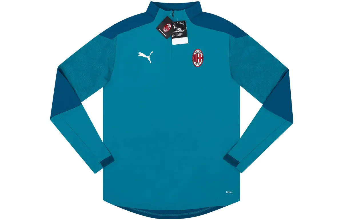 PUMA AC Beige Blue Sweatshirts Men's Blue Moderate
