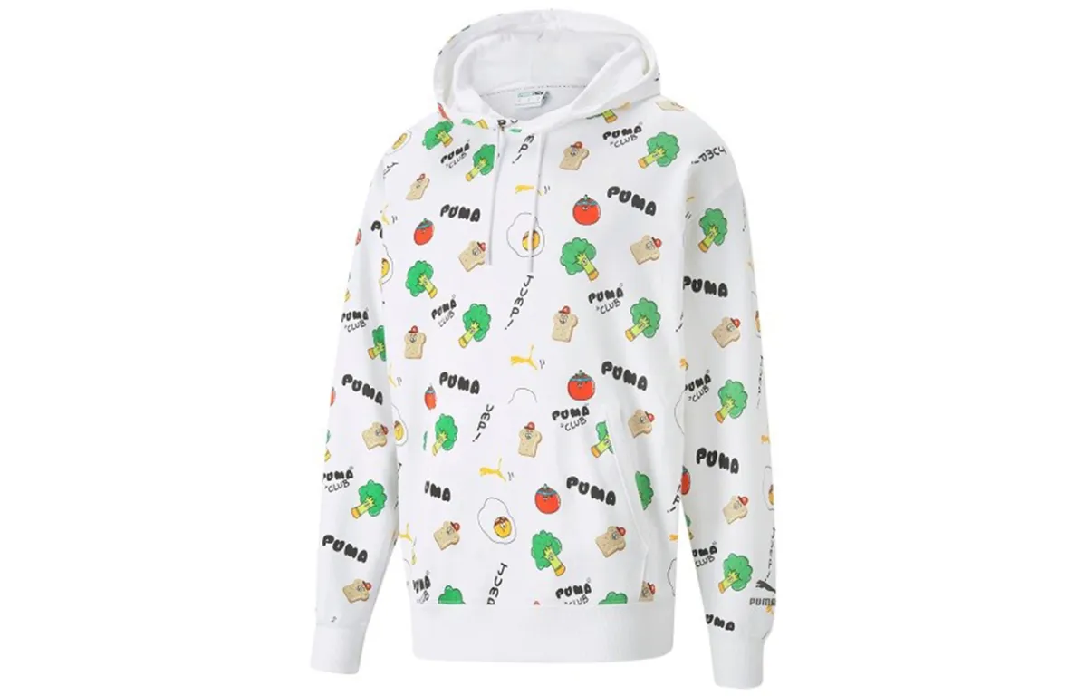 PUMA Sweatshirts Men's White Hooded Moderate Other