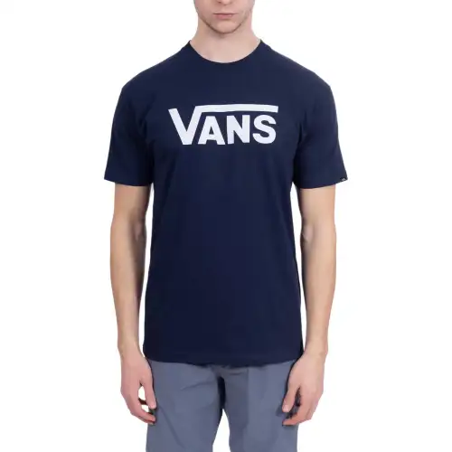Vans T Shirts Men's Blue Crew Neck