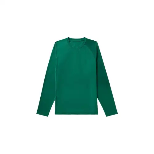 FILA T Shirts Men's Green 300 Crew Neck Moderate Straight Fit