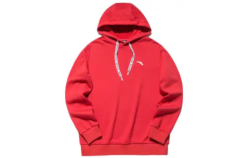 ANTA Life Collection Sweatshirts Men's Red Hooded Moderate