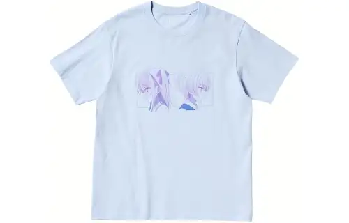 UNIQLO T Shirt Men's Light Blue