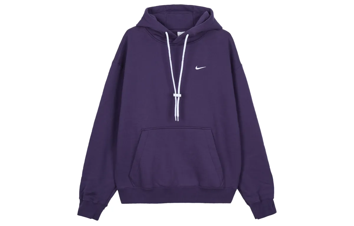 Nike Sweatshirts Men's Dark Purple Hooded Moderate Regular