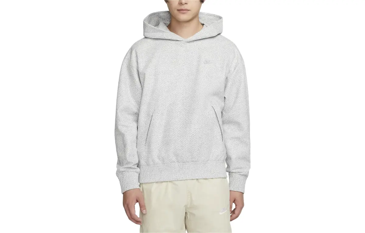 Nike Sweatshirts Men's Smoke Gray Hooded Moderate Regular
