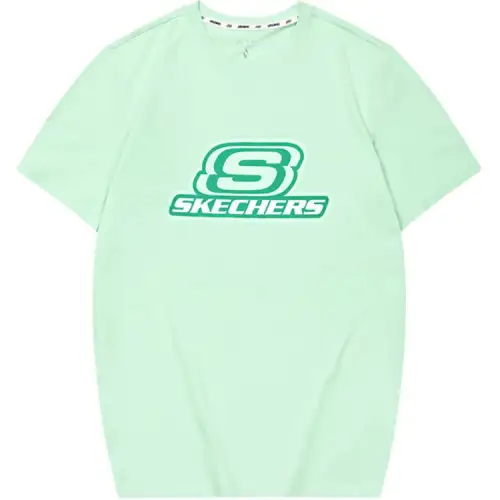 Skechers T Shirt Unisex Jadeite Green