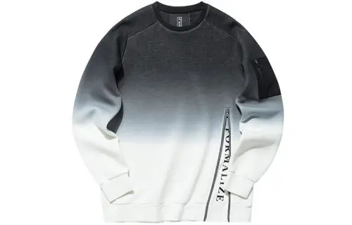 ANTA Basketball Collection Sweatshirts Men's Black Crew Neck Moderate Regular