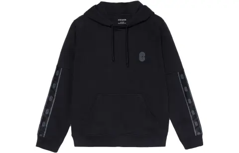 COACH Sweatshirts Men's Black Moderate