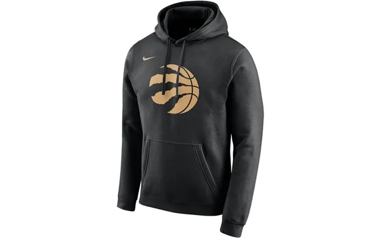 Nike NBA Raptors, Basketball Fleece Lined Thermal Hooded Pullover Sweatshirt Winter Men's Black