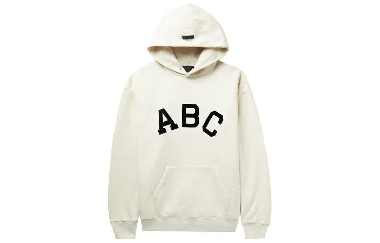 Fear Of God Sweatshirts Unisex Milk White Hooded Moderate Heavyweight