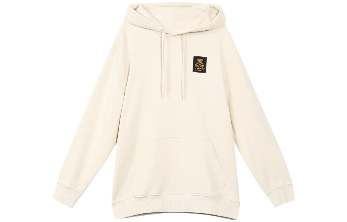 Vans Sweatshirts Unisex Ecru Hooded (Non-detachable) Moderate