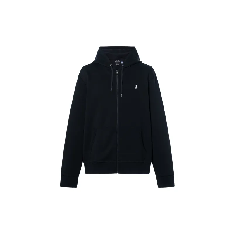 Polo Ralph Lauren Logo Embroidered Zip-Up Hoodie