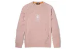 Timberland Sweatshirts Unisex Light Pink Crew Neck Moderate Regular