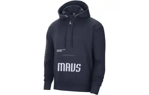 Jordan Nba Dallas Mavericks Courtside Statement Edition Loose Fit Hoodie