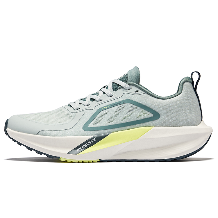 Erke Cushioning Rebound Low top City Commuting Running Shoes Men’s Light Gray Green Sage Leaf