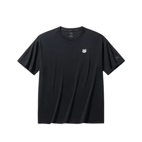 Anta Life Collection T Shirt Unisex Basic Black