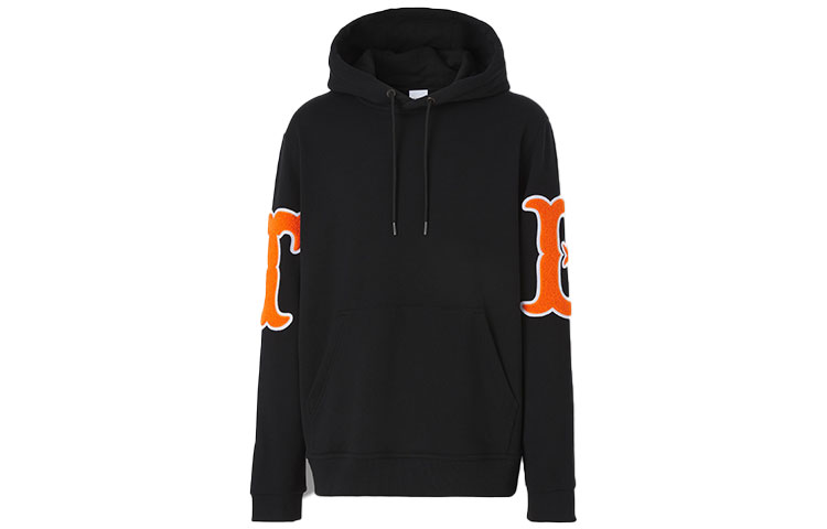 Burberry Letter Graphic Appliqué Hoodie
