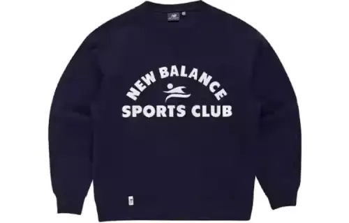 New Balance Sweatshirts Men's Blue Crew Neck Moderate Other