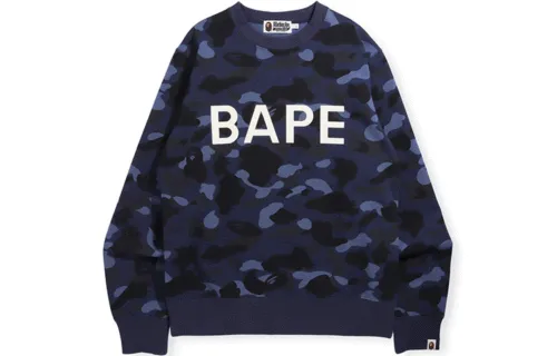 Bape Color Camo Bape Crewneck Online Exclusive Crewneck FW21