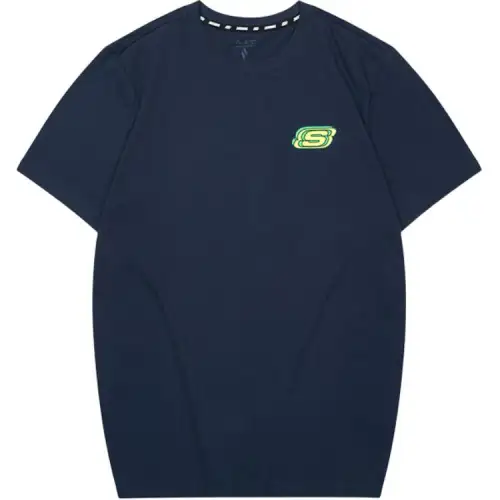 Skechers T Shirt Unisex Navy Blue