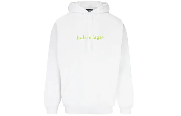 Balenciaga Sweatshirt Loose Fit Men's White
