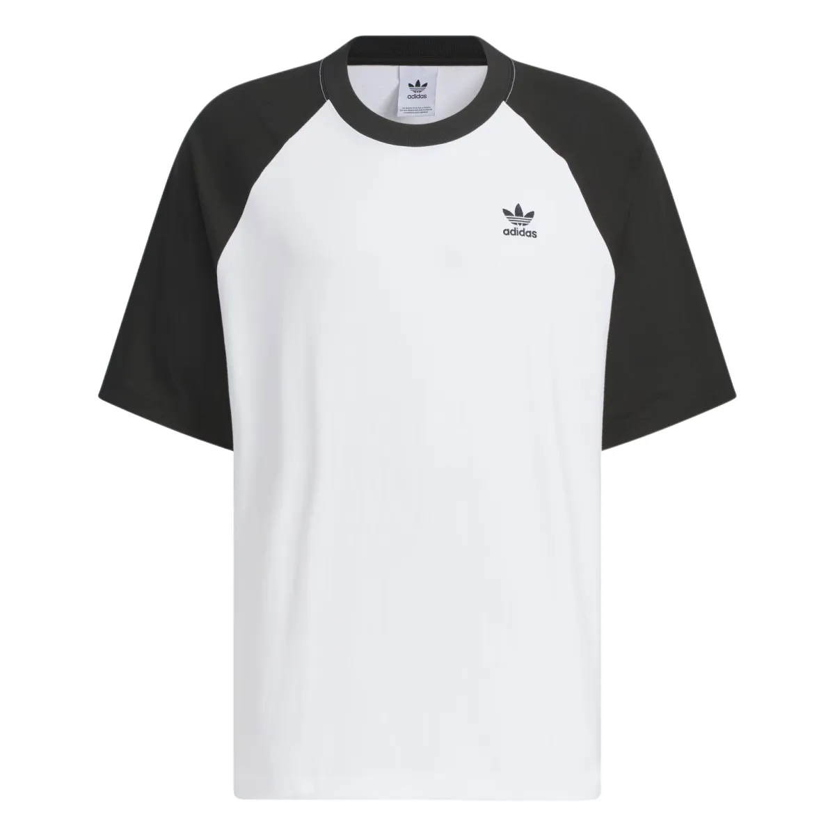 Adidas Originals ADICOLOR RAGLAN T SHIRT T Shirt Men's Black/White