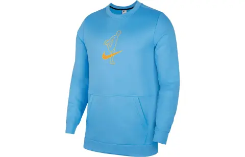 Nike Sweatshirts Men's Blue Crew Neck Moderate Other