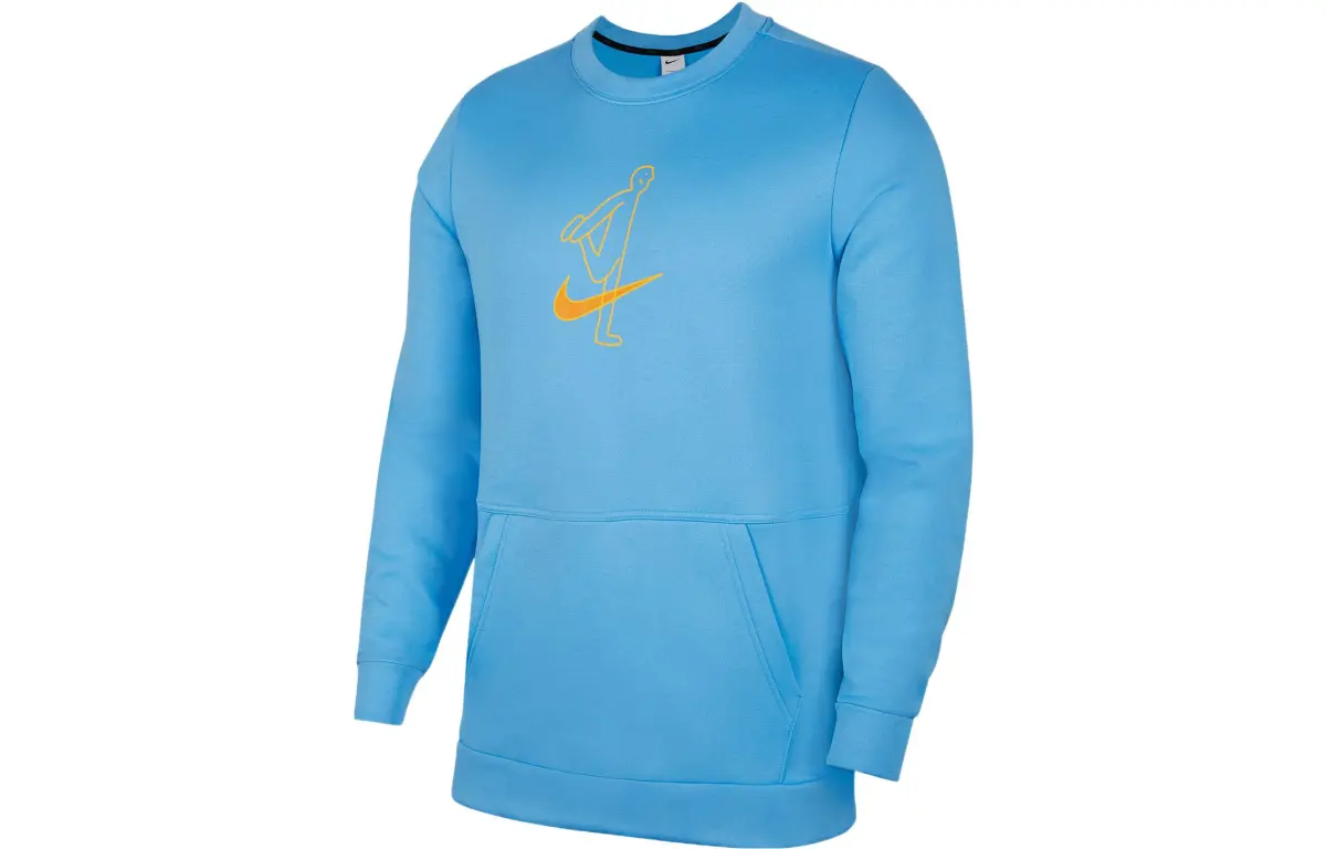 Nike Sweatshirts Men's Blue Crew Neck Moderate Other