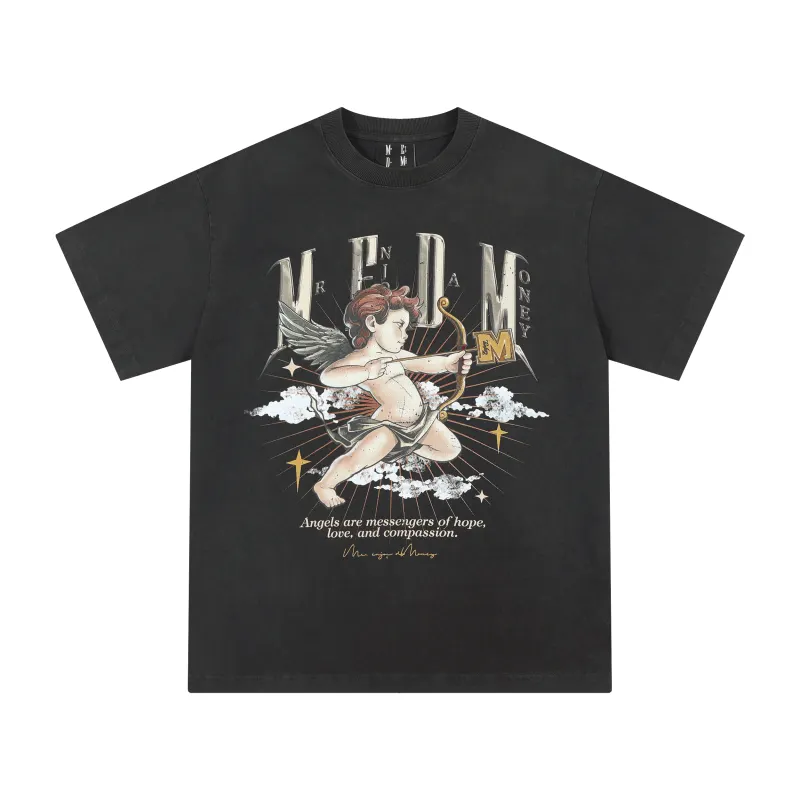 MR.ENJOYDA MONEY T Shirts Unisex Crew Neck Moderate Straight Fit
