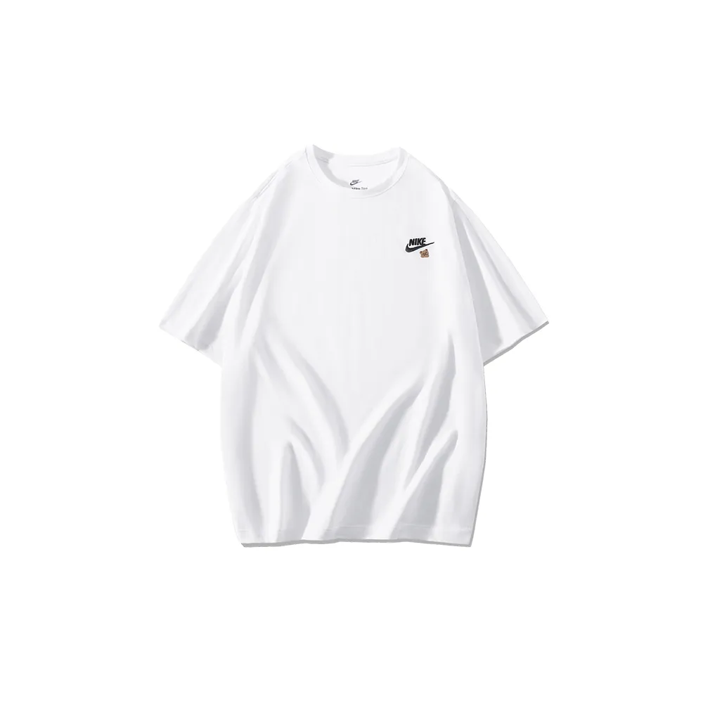 Nike T-Shirts Men's Crew Neck Moderate Straight Fit