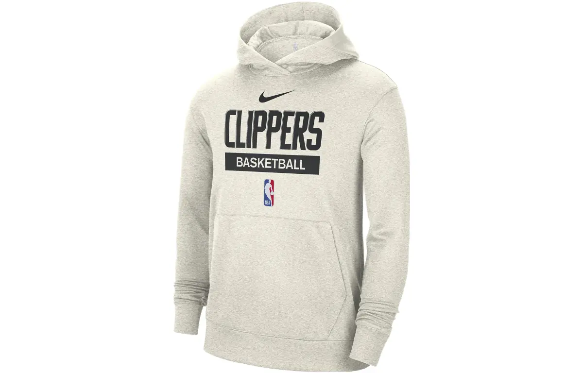 Nike Sweatshirts Men's Ecru Hooded Moderate Straight Fit