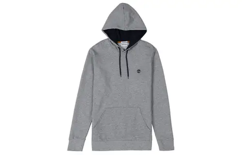 Timberland Sweatshirts Men's Gray Hooded Moderate Regular