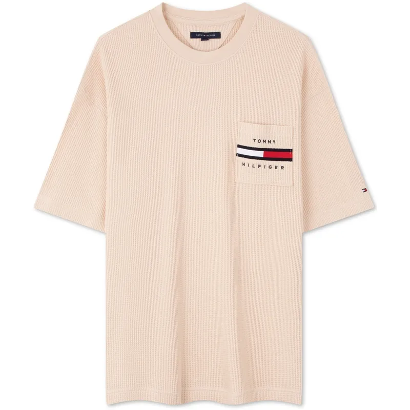 Tommy Hilfiger T-Shirts Men's Crew Neck Moderate