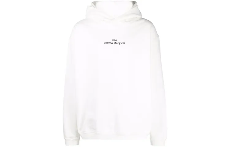 Maison Margiela Logo Embroidered Hoodie