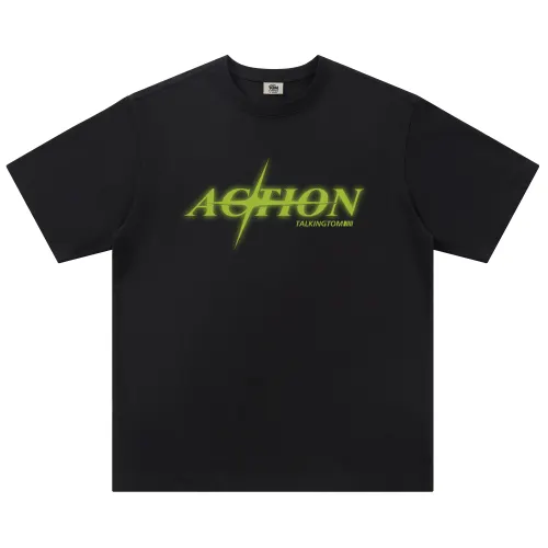 TALKING TOM Base short sleeve T-shirt for men and women, American style, with your logo imprint, loose fit