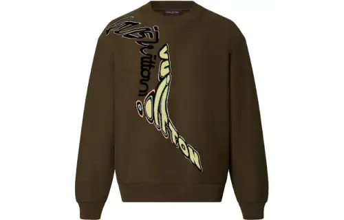LOUIS VUITTON FW23 Sweatshirt Men's Brown