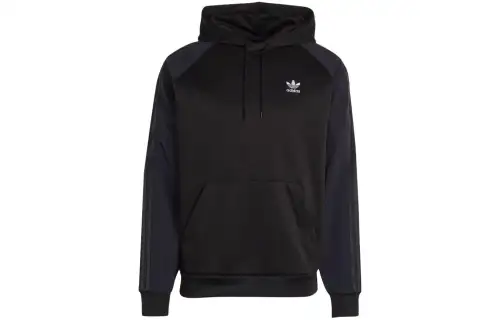 Adidas Originals Sweatshirts Men's Black Hooded Moderate Regular