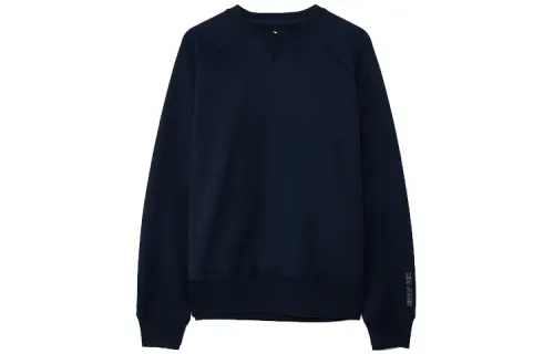 Converse Sweatshirts Men's Navy Blue Crew Neck Moderate Regular