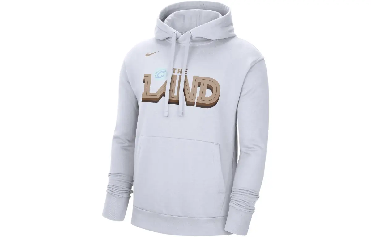 Nike Sweatshirts Men's White Hooded (Non-detachable) Moderate Straight Fit