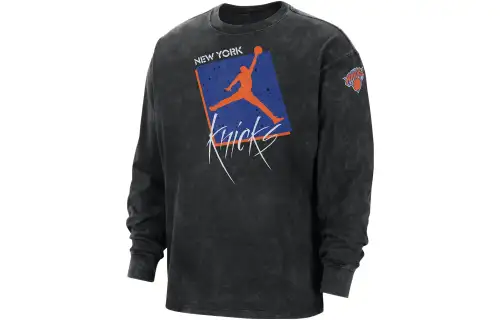 Jordan Nba New York Knicks Courtside Statement Loose Fit T shirt