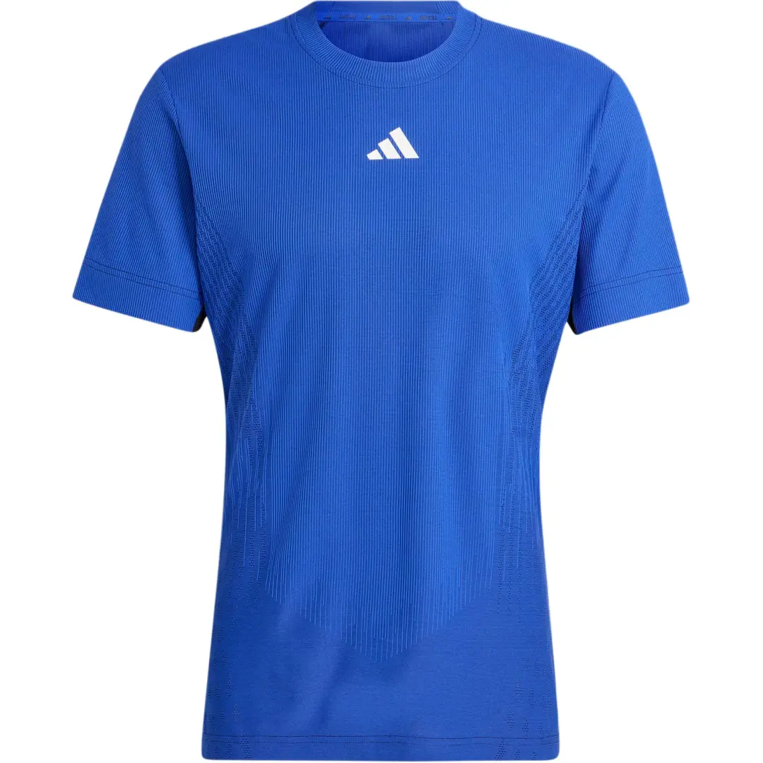 Adidas Airchill T Shirt Men's Bright Blue/Black